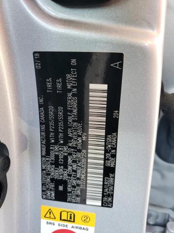 Photo 14 from auction – 2018 LEXUS RX 350 BAS with VIN 2T2ZZMCA0JC097258