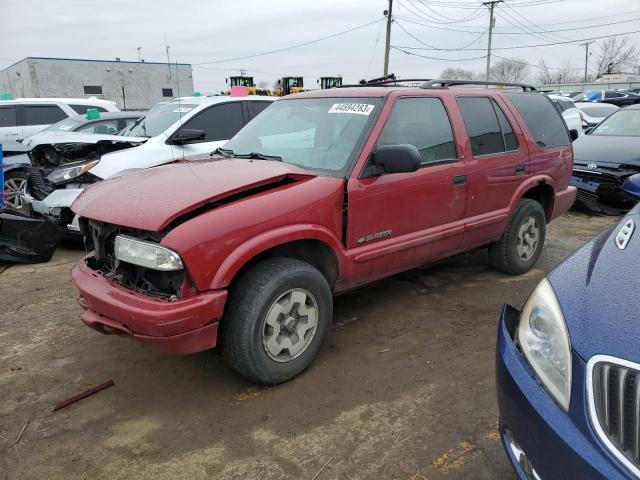 CHEVROLET BLAZER 2002 with VIN 1GNDT13W12K113596 - Photo from auction