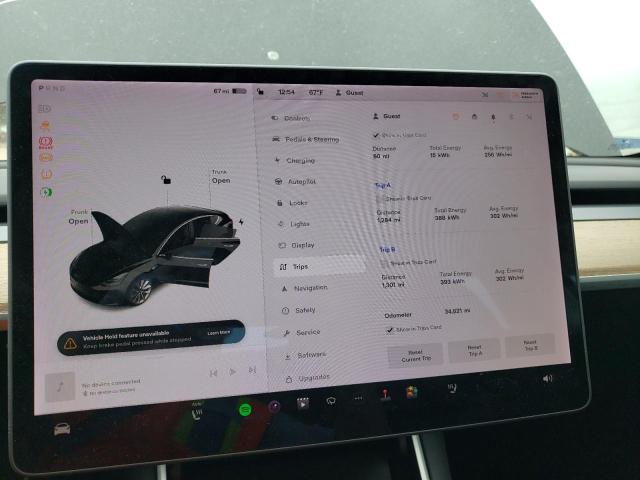 Photo 9 from auction – 2020 TESLA MODEL 3 with VIN 5YJ3E1EAXLF606644