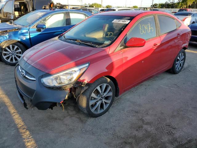 HYUNDAI ACCENT SE 2017 with VIN KMHCT4AE1HU284101 - Photo from auction