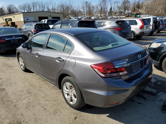 Photo 2 from auction – 2015 HONDA CIVIC LX with VIN 19XFB2F53FE287367