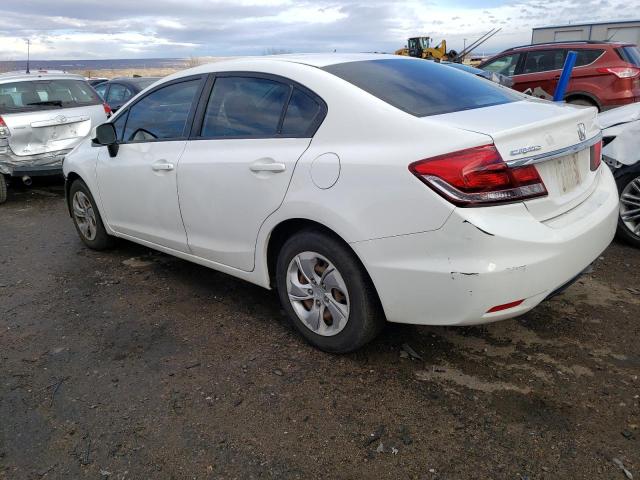Photo 2 from auction – 2013 HONDA CIVIC LX with VIN 19XFB2F50DE052101