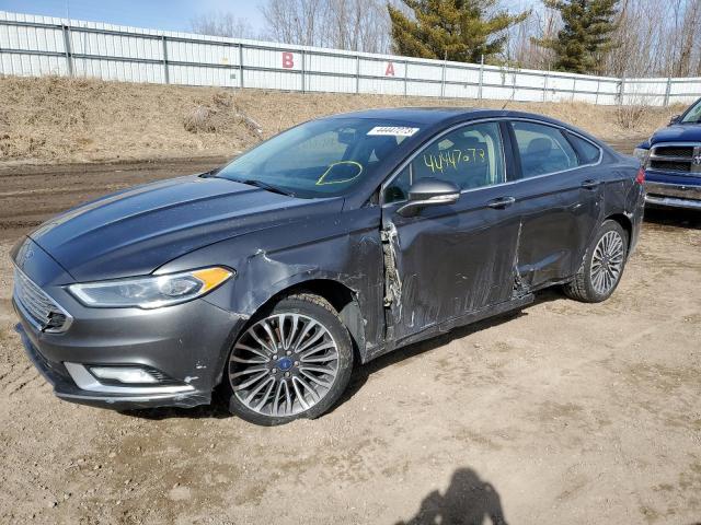 FORD FUSION SE 2017 with VIN 3FA6P0T98HR127323 - Photo from auction