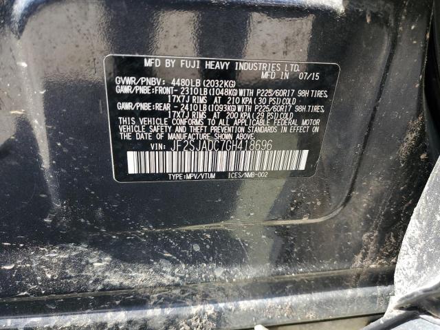 Photo 14 from auction – 2016 SUBARU FORESTER 2 with VIN JF2SJADC7GH418696