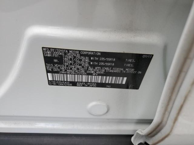 Photo 14 from auction – 2017 TOYOTA RAV4 LIMIT with VIN JTMYFREV8HJ721005