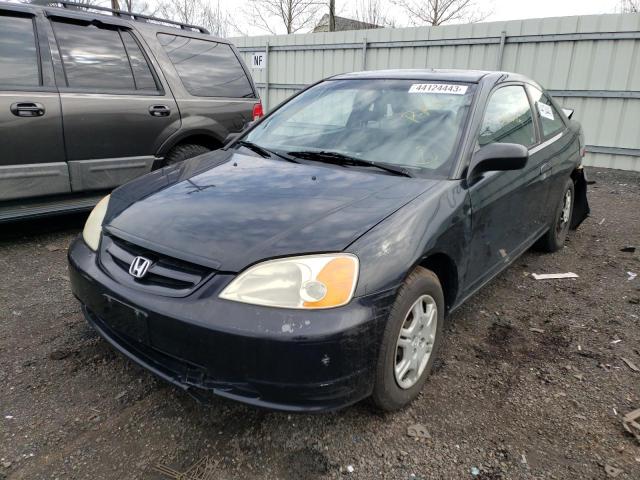 HONDA CIVIC LX 2002 with VIN 1HGEM225X2L106621 - Photo from auction