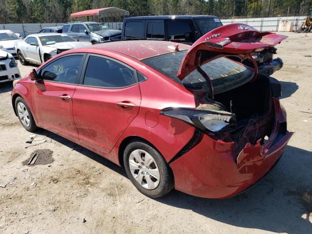 Photo 2 from auction – 2016 HYUNDAI ELANTRA SE with VIN KMHDH4AE8GU547477