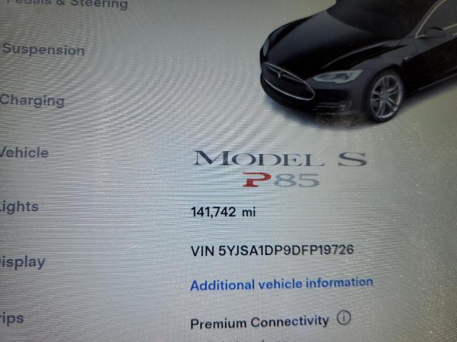 Photo 9 from auction – 2013 TESLA MODEL S with VIN 5YJSA1DP9DFP19726