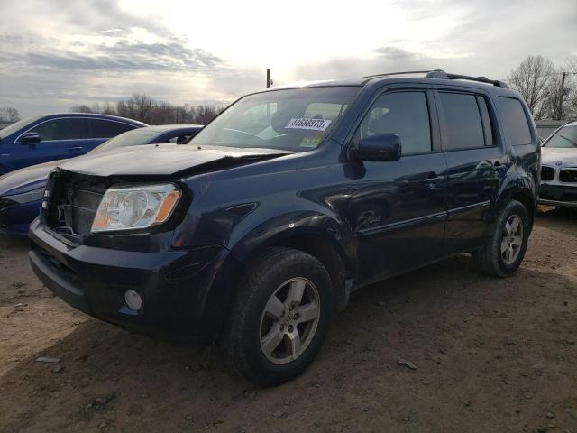 HONDA PILOT EXL 2011 with VIN 5FNYF4H50BB006362 - Photo from auction