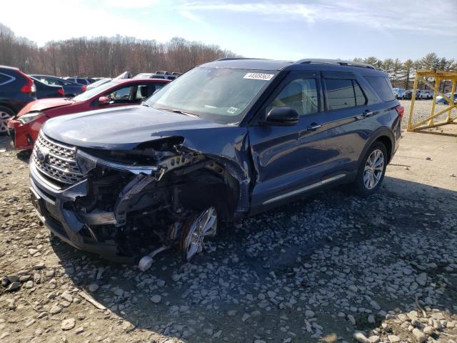 FORD EXPLORER L 2021 with VIN 1FMSK8FH0MGA48492 - Photo from auction