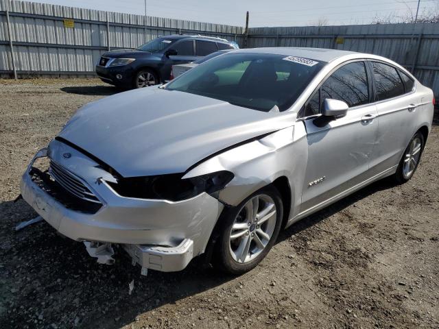 FORD FUSION SE 2018 with VIN 3FA6P0LU4JR249283 - Photo from auction
