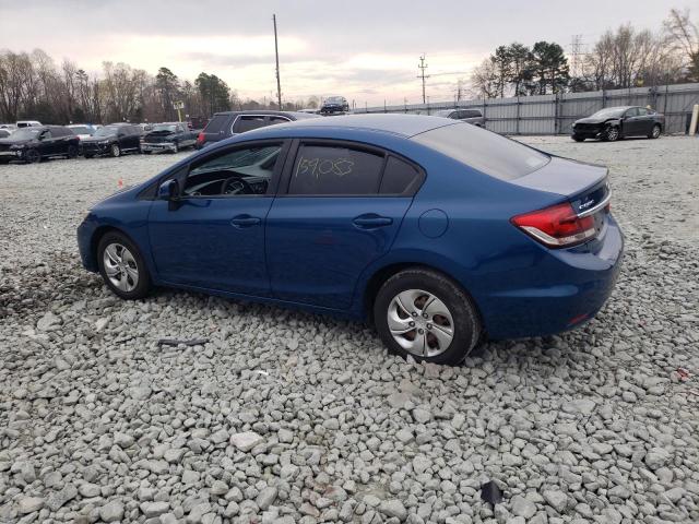 Photo 2 from auction – 2013 HONDA CIVIC LX with VIN 19XFB2F51DE044282