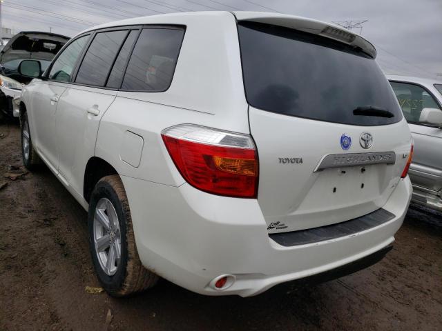Photo 2 from auction – 2008 TOYOTA HIGHLANDER with VIN JTEES41A182035656