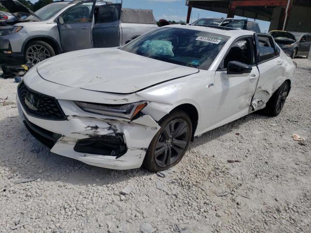 ACURA TLX TECH A 2022 with VIN 19UUB5F56NA003676 - Photo from auction