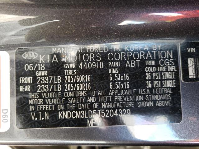 Photo 14 from auction – 2018 KIA NIRO LX with VIN KNDCM3LD5J5204329