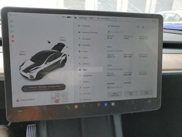 Photo 9 from auction – 2021 TESLA MODEL Y with VIN 5YJYGDEE1MF297586