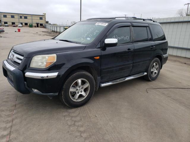 HONDA PILOT EXL 2008 with VIN 5FNYF287X8B013673 - Photo from auction