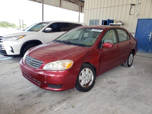 TOYOTA COROLLA CE 2004 with VIN 2T1BR32E54C280194 - Photo from auction
