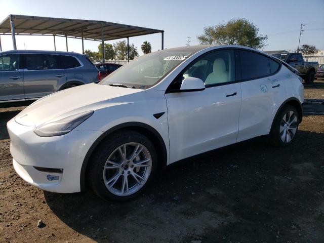 TESLA MODEL Y 2021 with VIN 5YJYGDEE9MF172979 - Photo from auction