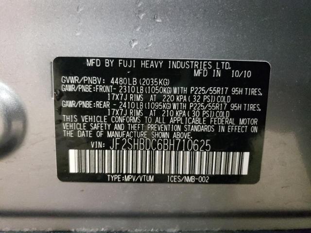 Photo 14 from auction – 2011 SUBARU FORESTER 2 with VIN JF2SHBDC6BH710625
