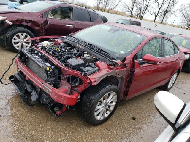 FORD FUSION SE 2019 with VIN 3FA6P0HD6KR250865 - Photo from auction