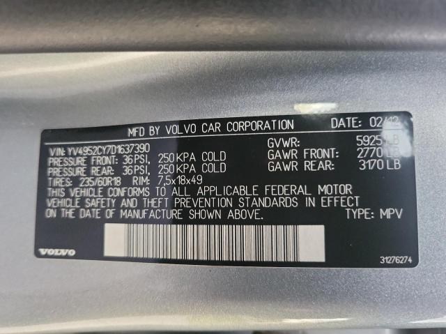 Photo 10 from auction – 2013 VOLVO XC90 3.2 with VIN YV4952CY7D1637390
