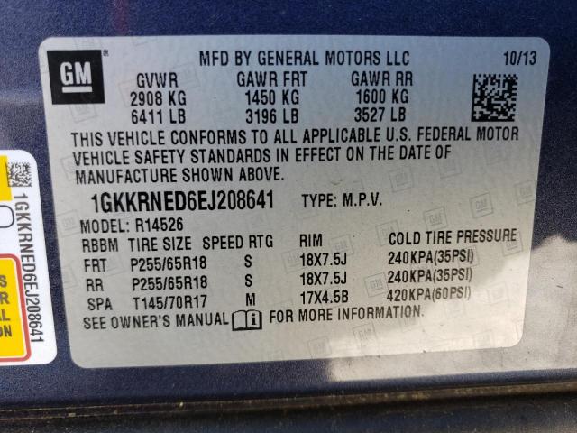 Zdjęcie 14 z aukcji – 2014 GMC ACADIA SLE z VIN 1GKKRNED6EJ208641
