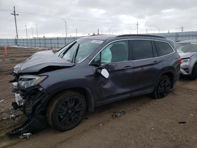 HONDA PILOT SE 2022 with VIN 5FNYF6H20NB046057 - Photo from auction