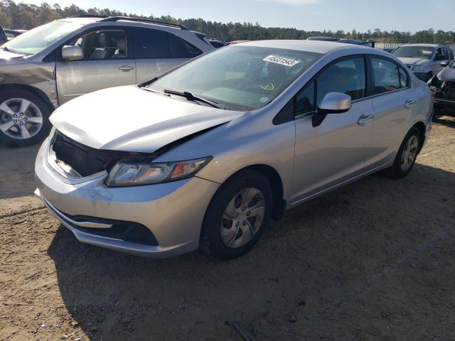HONDA CIVIC LX 2013 with VIN 2HGFB2F54DH300355 - Photo from auction
