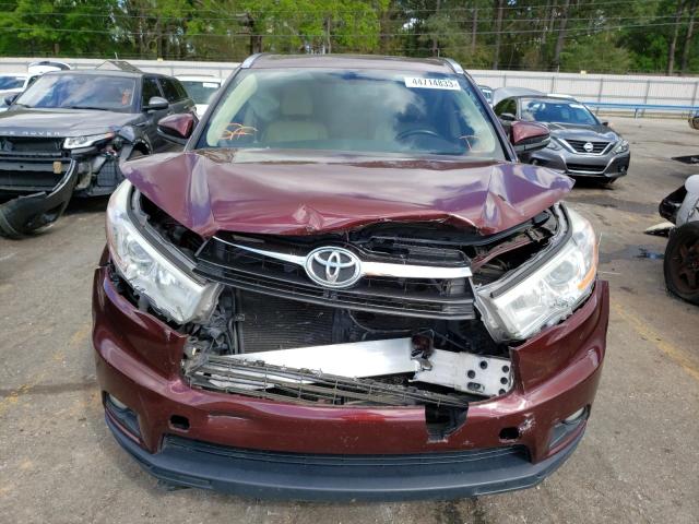 Photo 5 from auction – 2014 TOYOTA HIGHLANDER with VIN 5TDKKRFH5ES021371