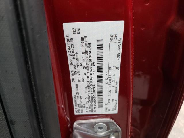 Photo 14 from auction – 2018 FORD ESCAPE SE with VIN 1FMCU9GD0JUB39565