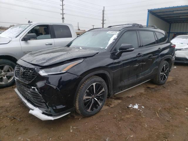 TOYOTA HIGHLANDER 2022 with VIN 5TDJZRBHXNS180559 - Photo from auction