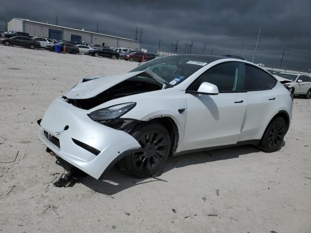 TESLA MODEL Y 2021 with VIN 5YJYGDEE1MF297586 - Photo from auction
