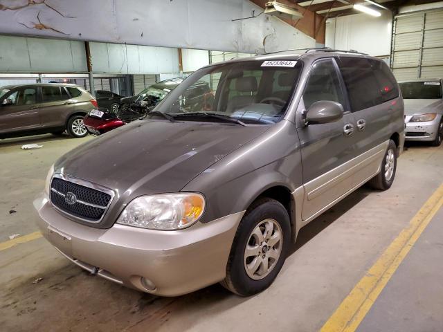 KIA SEDONA EX 2004 with VIN KNDUP131846521848 - Photo from auction