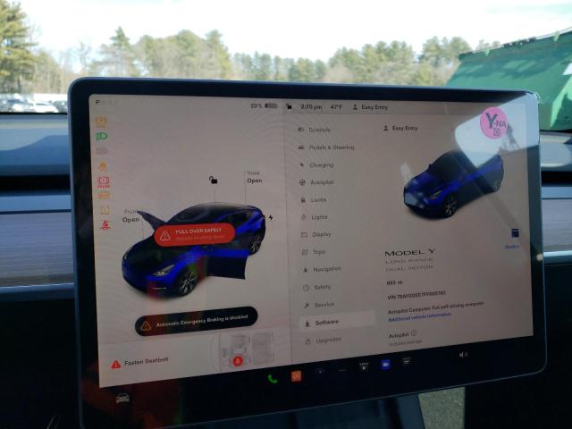 Photo 9 from auction – 2023 TESLA MODEL Y with VIN 7SAYGDEE7PF665793