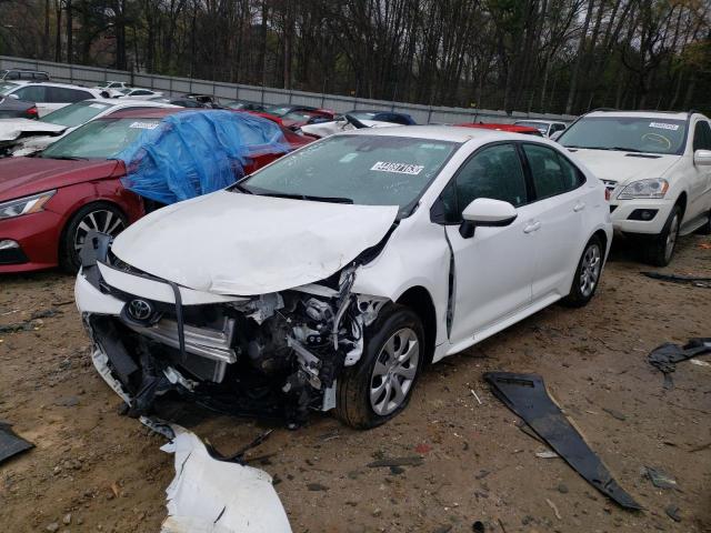 TOYOTA COROLLA LE 2021 with VIN 5YFEPMAE5MP201827 - Photo from auction