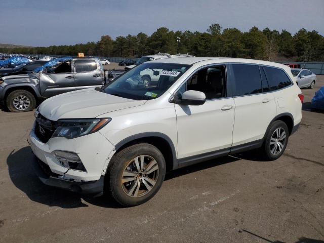 HONDA PILOT EX 2017 with VIN 5FNYF6H36HB017143 - Photo from auction