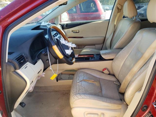 Photo 7 from auction – 2010 LEXUS RX 350 with VIN 2T2ZK1BA6AC023542
