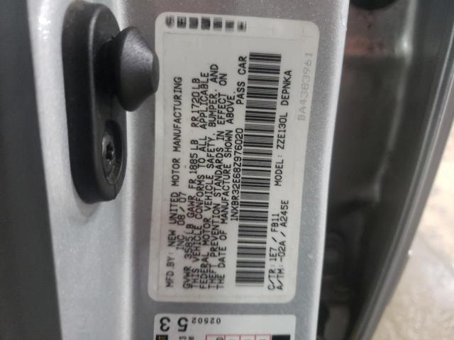 Photo 10 from auction – 2008 TOYOTA COROLLA CE with VIN 1NXBR32E68Z976020