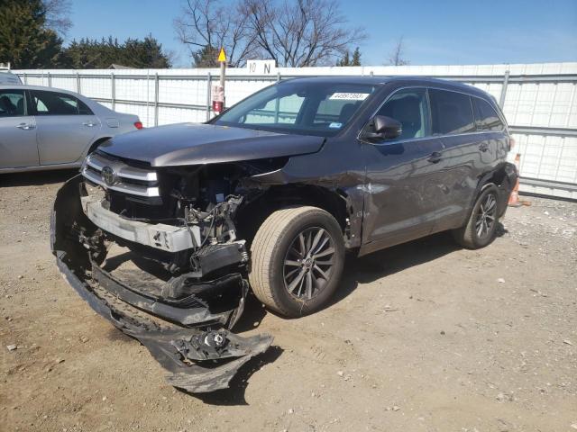 TOYOTA HIGHLANDER 2018 with VIN 5TDJZRFH6JS542763 - Photo from auction
