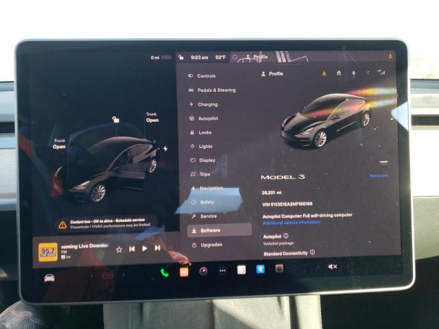 Photo 9 from auction – 2022 TESLA MODEL 3 with VIN 5YJ3E1EA2NF185196