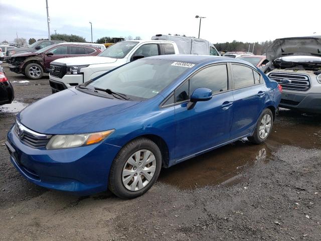 HONDA CIVIC LX 2012 with VIN 19XFB2F58CE324960 - Photo from auction