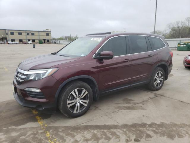 HONDA PILOT EXLN 2017 with VIN 5FNYF5H71HB027558 - Photo from auction