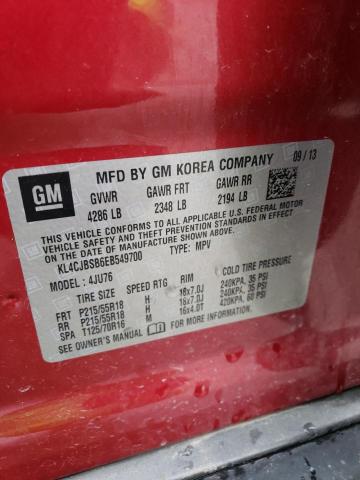 Photo 14 from auction – 2014 BUICK ENCORE CON with VIN KL4CJBSB6EB549700