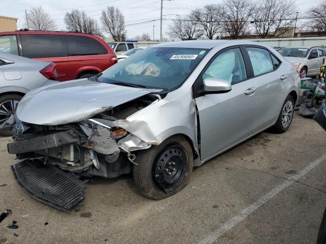 TOYOTA COROLLA L 2019 with VIN 2T1BURHE6KC192924 - Photo from auction