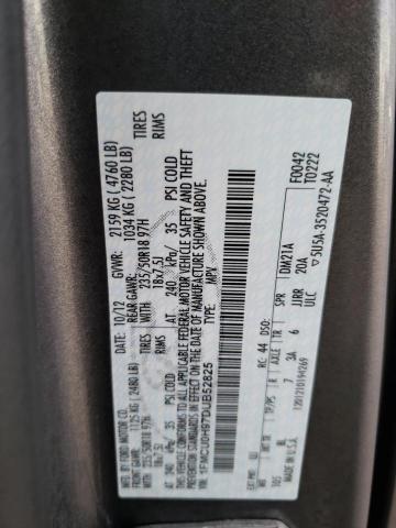 Photo 14 from auction – 2013 FORD ESCAPE SEL with VIN 1FMCU0H97DUB52825