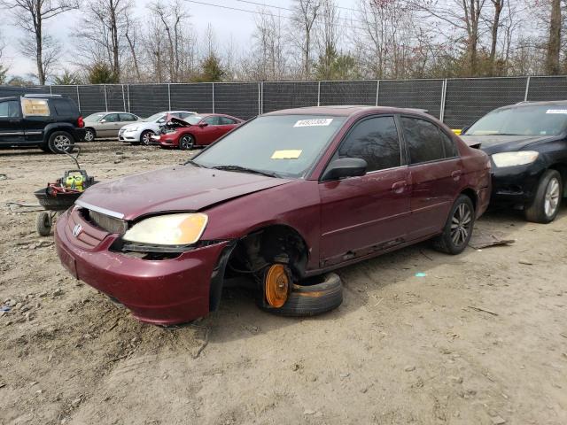 HONDA CIVIC EX 2002 with VIN 1HGES26792L038815 - Photo from auction
