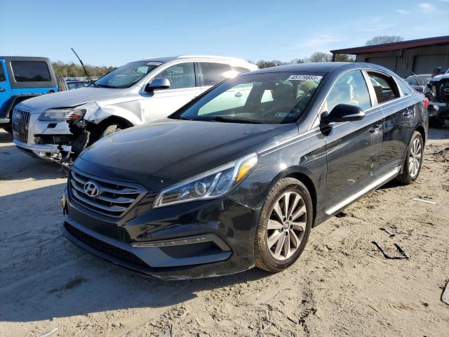 HYUNDAI SONATA SPO 2017 with VIN 5NPE34AF7HH450217 - Photo from auction