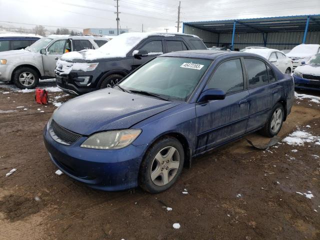 HONDA CIVIC EX 2005 with VIN 2HGES26765H535242 - Photo from auction