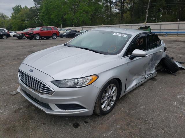 FORD FUSION SE 2017 with VIN 3FA6P0HD8HR269409 - Photo from auction